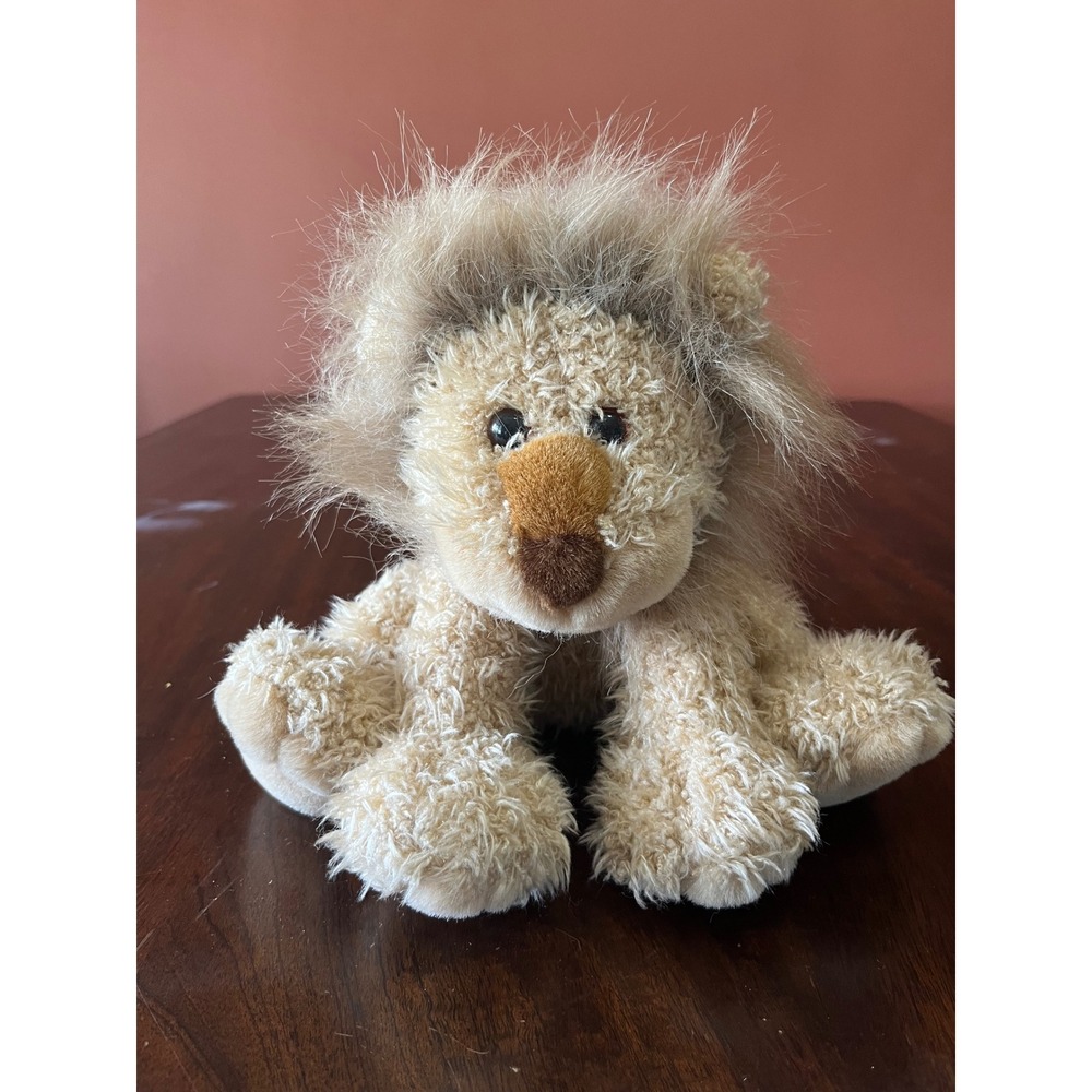Gund Heads and Tales Lion Plush Stuffed Animal Tan Shaggy Mane 11M70